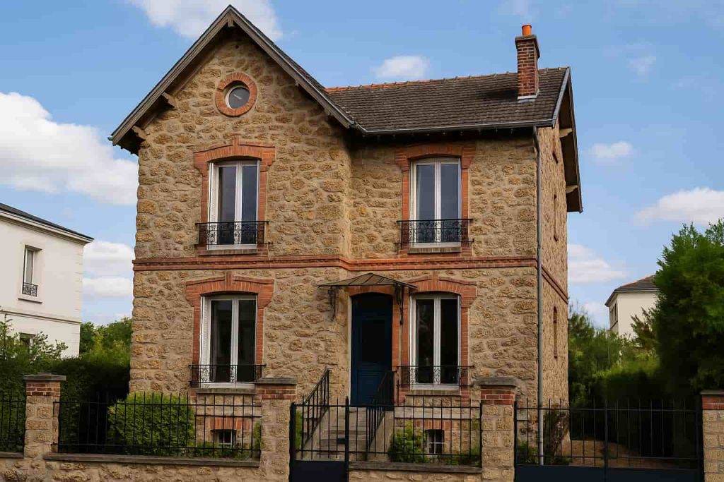 Une maison meulière originale avec ses avantages et ses inconvénients.
