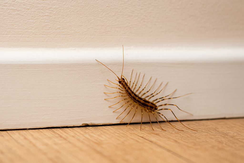 Un mille-pattes dans la maison a plusieurs significations.