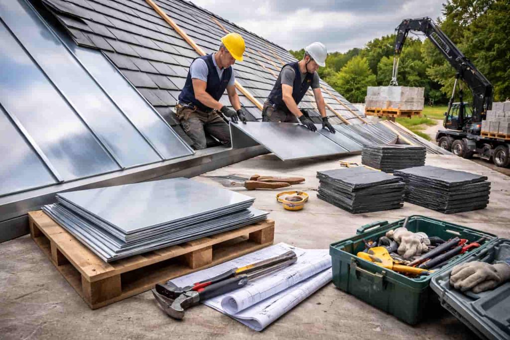 Asturienne est le spécialiste de la toiture.