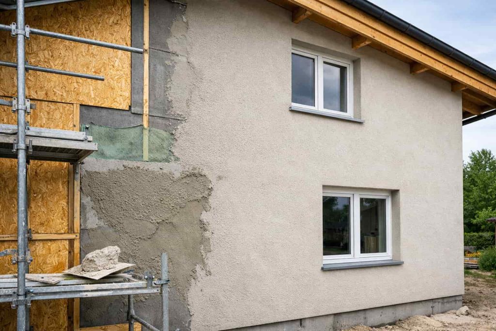 Un DTU d'enduit sur ossature bois.