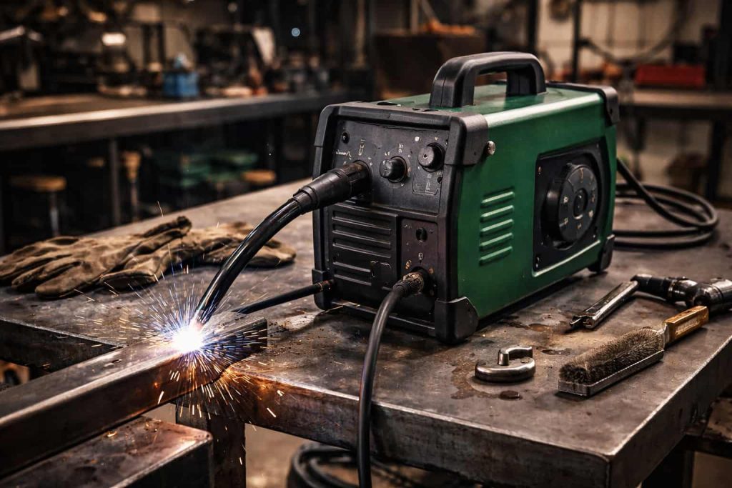 Un problème sur un poste à souder Parkside à fil fourré.