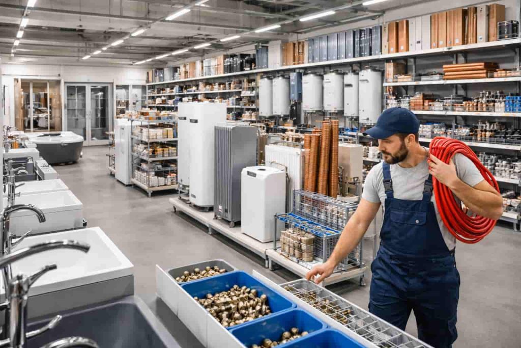 L'entreprise Téréva propose du matériel de plomberie et sanitaire.