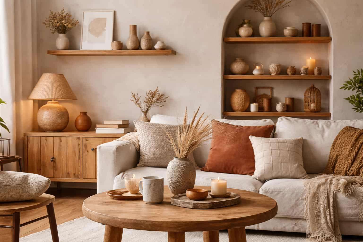 Une décoration scandinave intérieure.