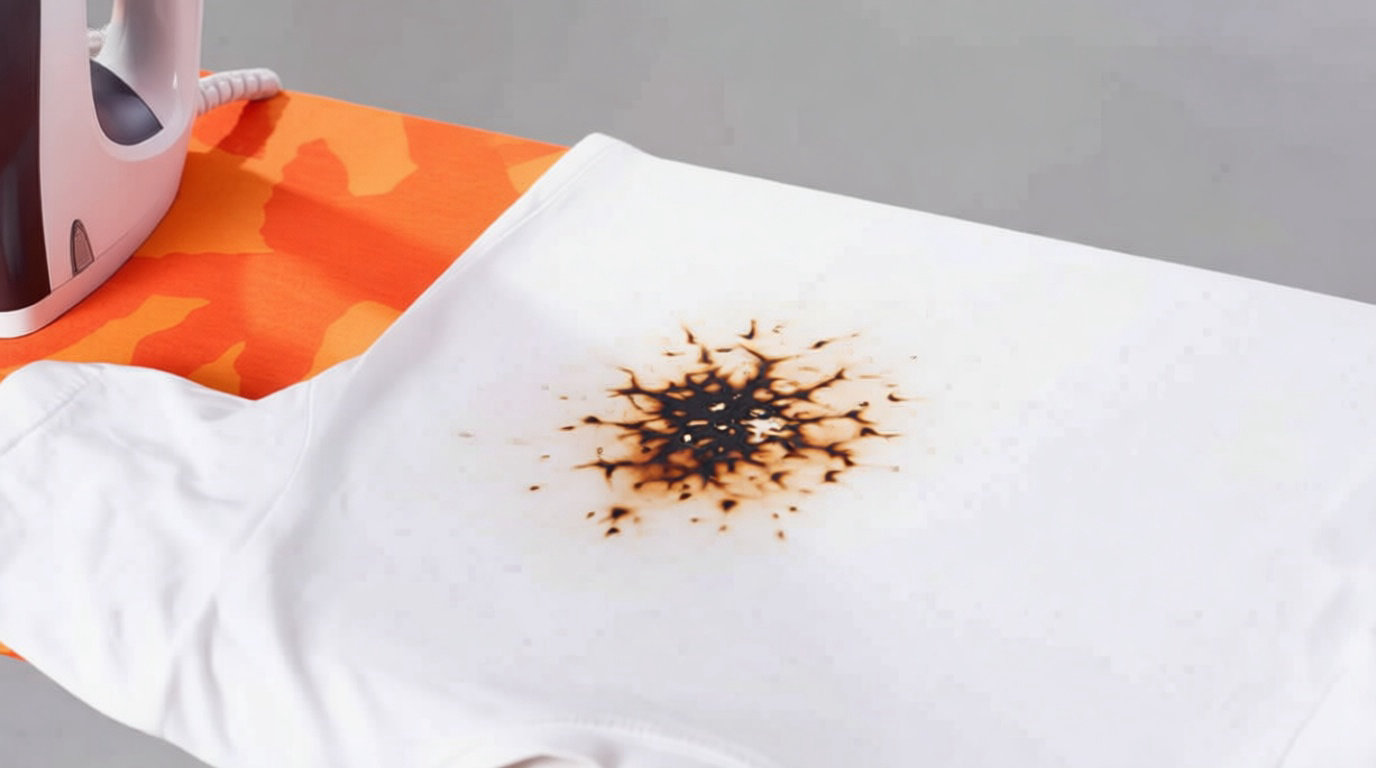 Chauffer une tache ancienne pour la déloger