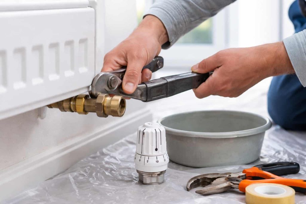 Changement d'un robinet thermostatique sans vidanger