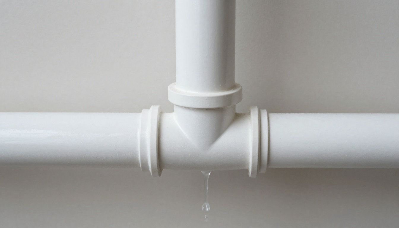 Pourquoi une fuite sur un raccord PVC mal collé apparaît