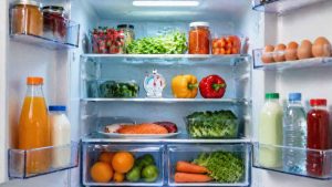température du frigo et des aliments