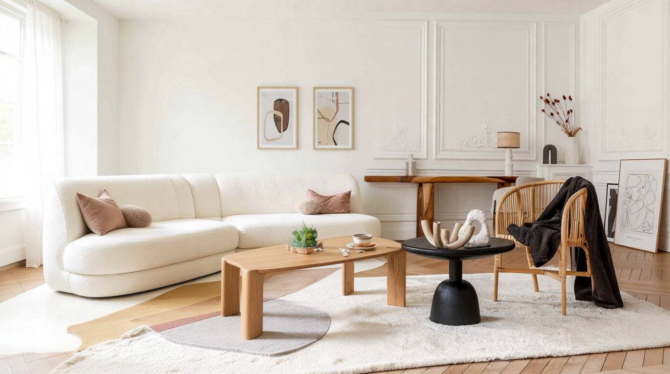 Est-ce qu'un design arrondi prend plus de place qu'un modèle droit ?