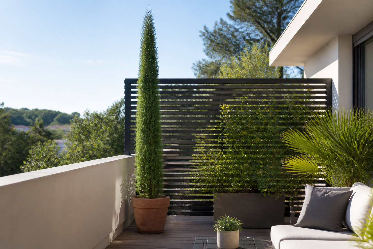 Pourquoi installer un cyprès en pot sur une terrasse 🌲